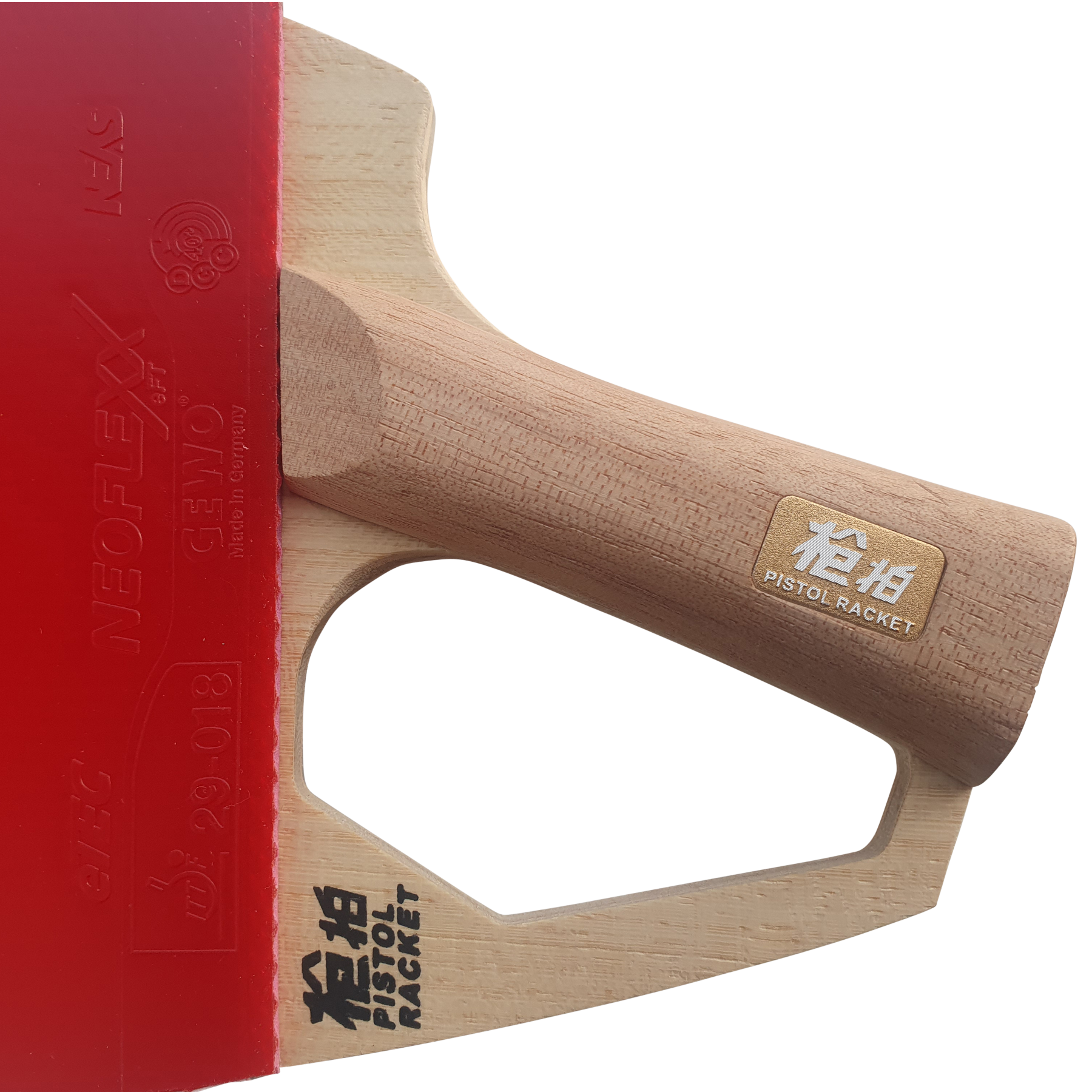 Tischtennisschläger Pistol Grip